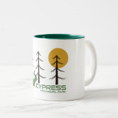 Cypress Provincial Park Trail Zweifarbige Tasse (VorderseiteRechts)