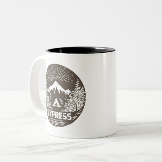 Cypress Provincial Park Zweifarbige Tasse (Vorderseite Links)