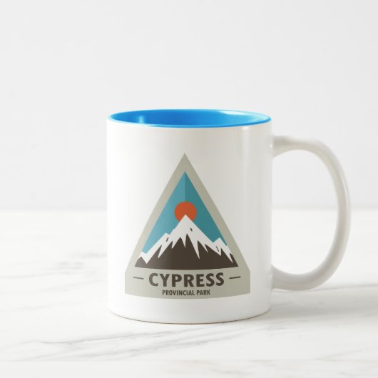 Cypress Provincial Park Zweifarbige Tasse (Rechts)