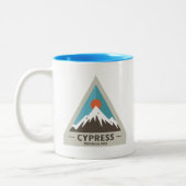 Cypress Provincial Park Zweifarbige Tasse (Links)