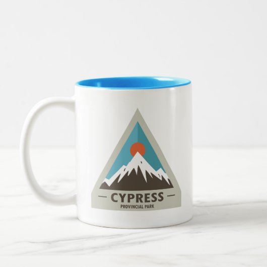 Cypress Provincial Park Zweifarbige Tasse (Links)