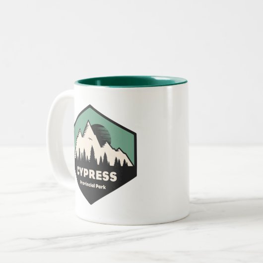 Cypress Provincial Park Zweifarbige Tasse (Vorderseite Links)