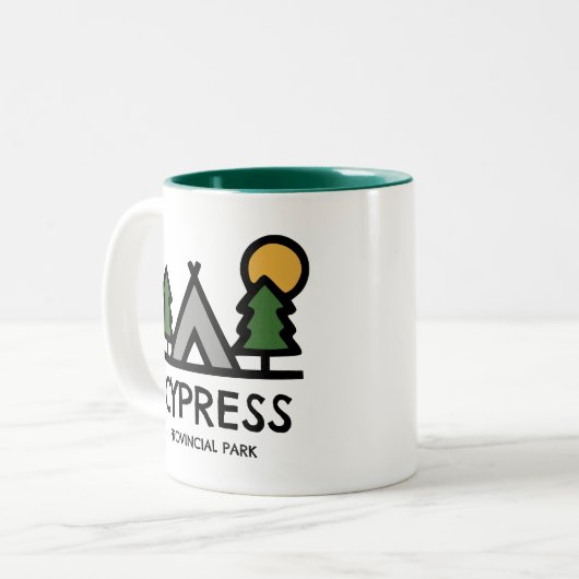 Cypress Provincial Park Zweifarbige Tasse (Vorderseite Links)