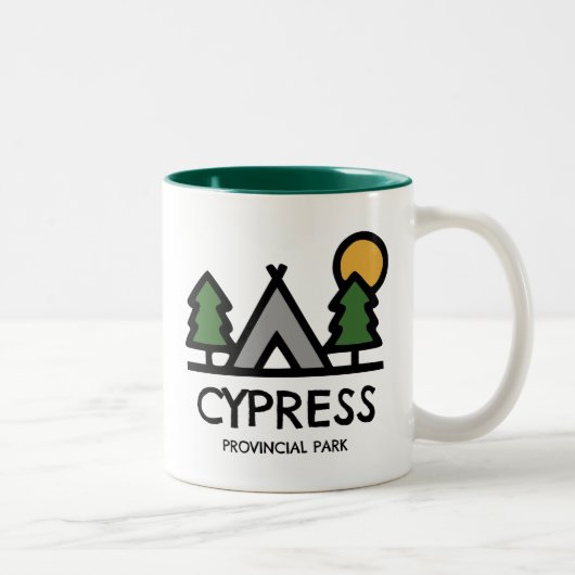 Cypress Provincial Park Zweifarbige Tasse (Rechts)
