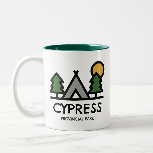 Cypress Provincial Park Zweifarbige Tasse (Links)