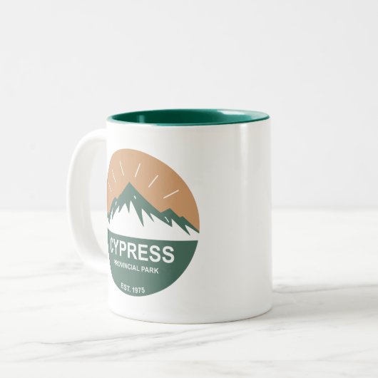 Cypress Provincial Park Zweifarbige Tasse (Vorderseite Links)