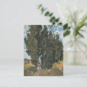 Cypress Trees by Van Gogh Feiertagskarte (Stehend Vorderseite)