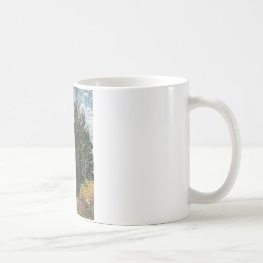 Cypress Trees by Van Gogh Kaffeetasse (Rechts)