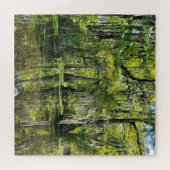 Cypress Trees Covered with Spanish Moss Puzzle (Horizontal)
