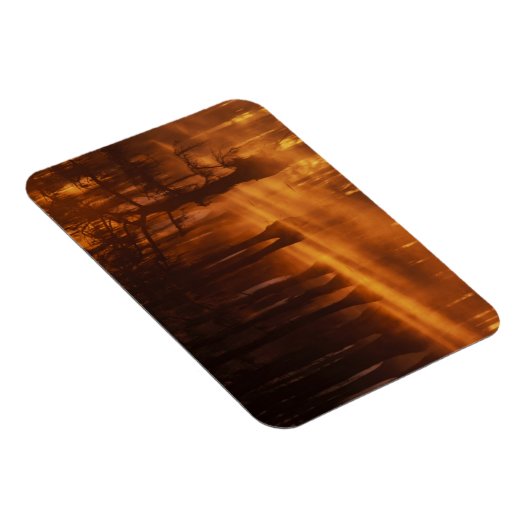 Cypress Trees | George Smith Staat Park Magnet (Rechte Seite)