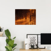 Cypress Trees | George Smith Staat Park Poster (Heimbüro)
