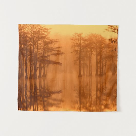 Cypress Trees George Smith Staat Park Wandteppich (Vorderseite (Horizontal))