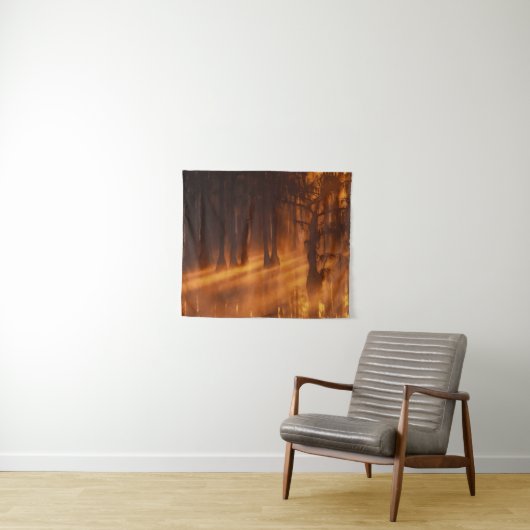 Cypress Trees | George Smith Staat Park Wandteppich (Beispiel (Horizontal))