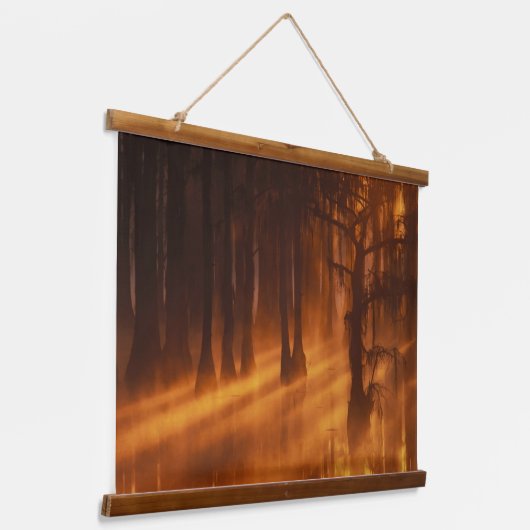 Cypress Trees | George Smith Staat Park Wandteppich Mit Holzrahmen (Gewinkelt)