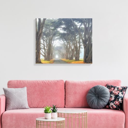 Cypress-Tunnel Leinwanddruck (Insitu (Wohnzimmer))