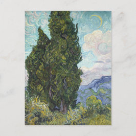 Cypresse von Van Gogh Postkarte