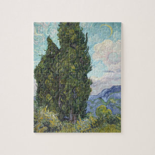 Cypresse von Van Gogh Puzzle