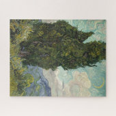 Cypressen von Van Gogh Gemälde Art Puzzle (Horizontal)