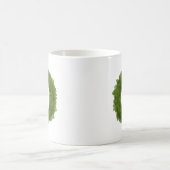 Cypresskranz mit Mit Monogramm Ribbon Bogen Kaffeetasse (Mittel)