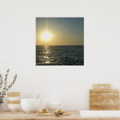 Cyprian Sunset Poster (Küche)
