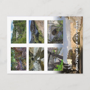 Cyprus Brücken Postkartenbrücke Kelefos trimiklini Postkarte