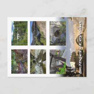 Cyprus Brücken Postkartenbrücke Kelefos trimiklini Postkarte