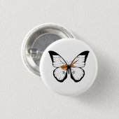 Cyprus Butterfly Flag Button (Vorne & Hinten)