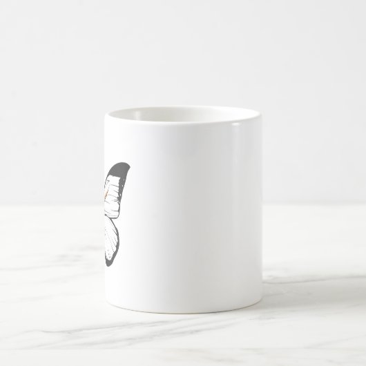 Cyprus Butterfly Flag Kaffeetasse (Mittel)
