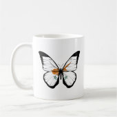 Cyprus Butterfly Flag Kaffeetasse (Links)