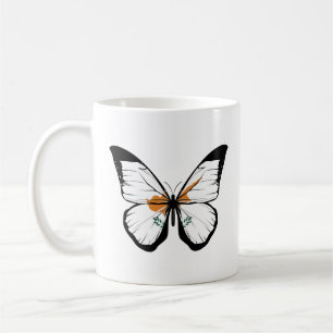 Cyprus Butterfly Flag Kaffeetasse