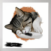 Cyprus Cat Print | Cat Wall Print Poster (Vorne)