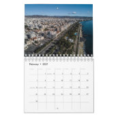 Cyprus from above Calendar Kalender (Feb 2027)
