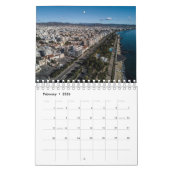 Cyprus from above Calendar Kalender (Feb 2026)