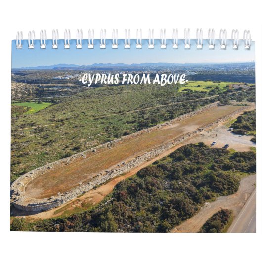 Cyprus from above Calendar Kalender (Rückseite)