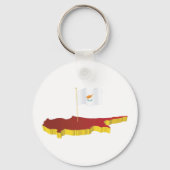 Cyprus Map Schlüsselanhänger (Vorderseite)