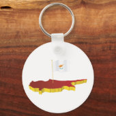 Cyprus Map Schlüsselanhänger (Vorderseite)