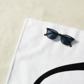 CYPRUS Shades benutzerdefinierte Text Strandtuch (Beispiel)