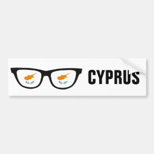 Cyprus Shades Custom Text & Color Autoaufkleber