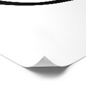 Cyprus Shades Custom Text & Color Poster (Ecke)
