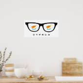 Cyprus Shades Custom Text & Color Poster (Küche)