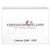 CyprusConfetti Hochzeits-Kalender Kalender (Titelbild)