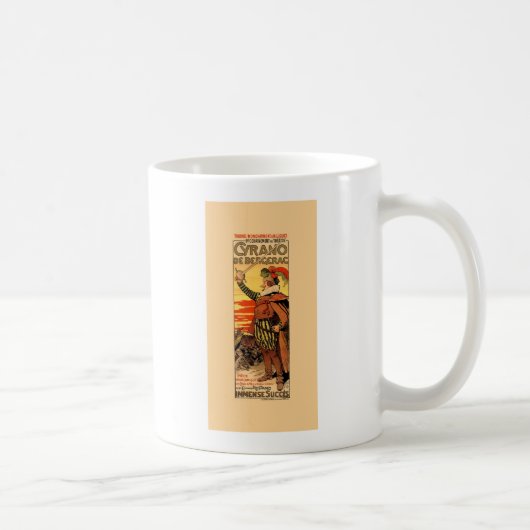 Cyrano de Bergerac von Lucien Métivet 1898 Kaffeetasse (Rechts)