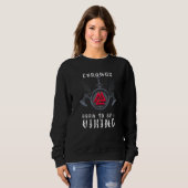 Cyranus - Geboren als Sehender - Personalisiert Sweatshirt (Vorne ganz)