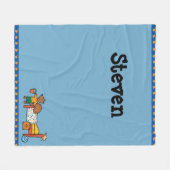 Cyril das Eichhörnchen auf Ferien Fleecedecke (Vorderseite (Horizontal))