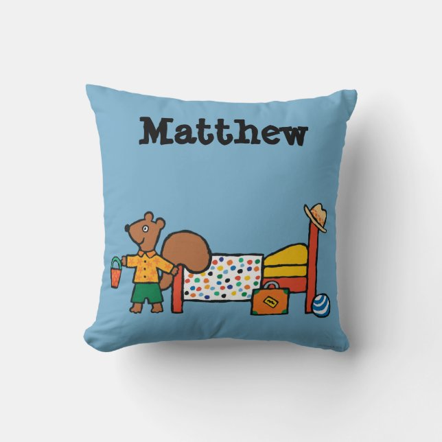 Cyril das Eichhörnchen auf Ferien Kissen (Vorderseite)