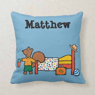 Cyril das Eichhörnchen auf Ferien Kissen