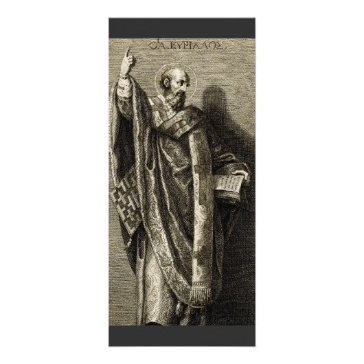Cyril de Jerusalem, Professor Werbekarte (Vorne)