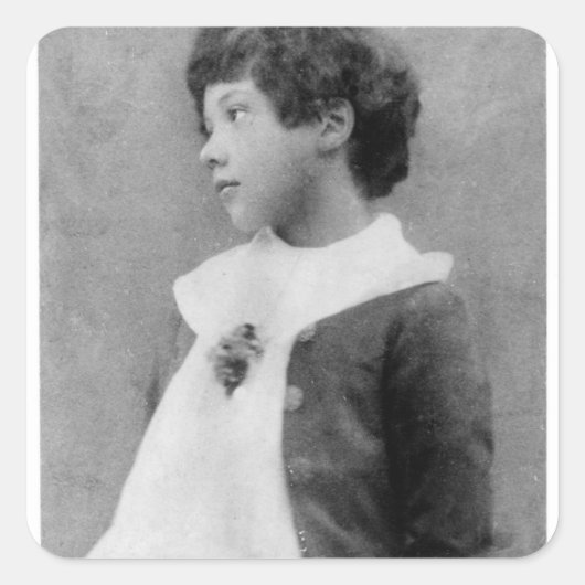 Cyril Wilde, c.1890 Quadratischer Aufkleber (Vorderseite)