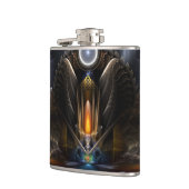 Cyritous, der Tempel des Orbs von Karinos Flask Flachmann (Links)