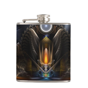 Cyritous, der Tempel des Orbs von Karinos Flask Flachmann